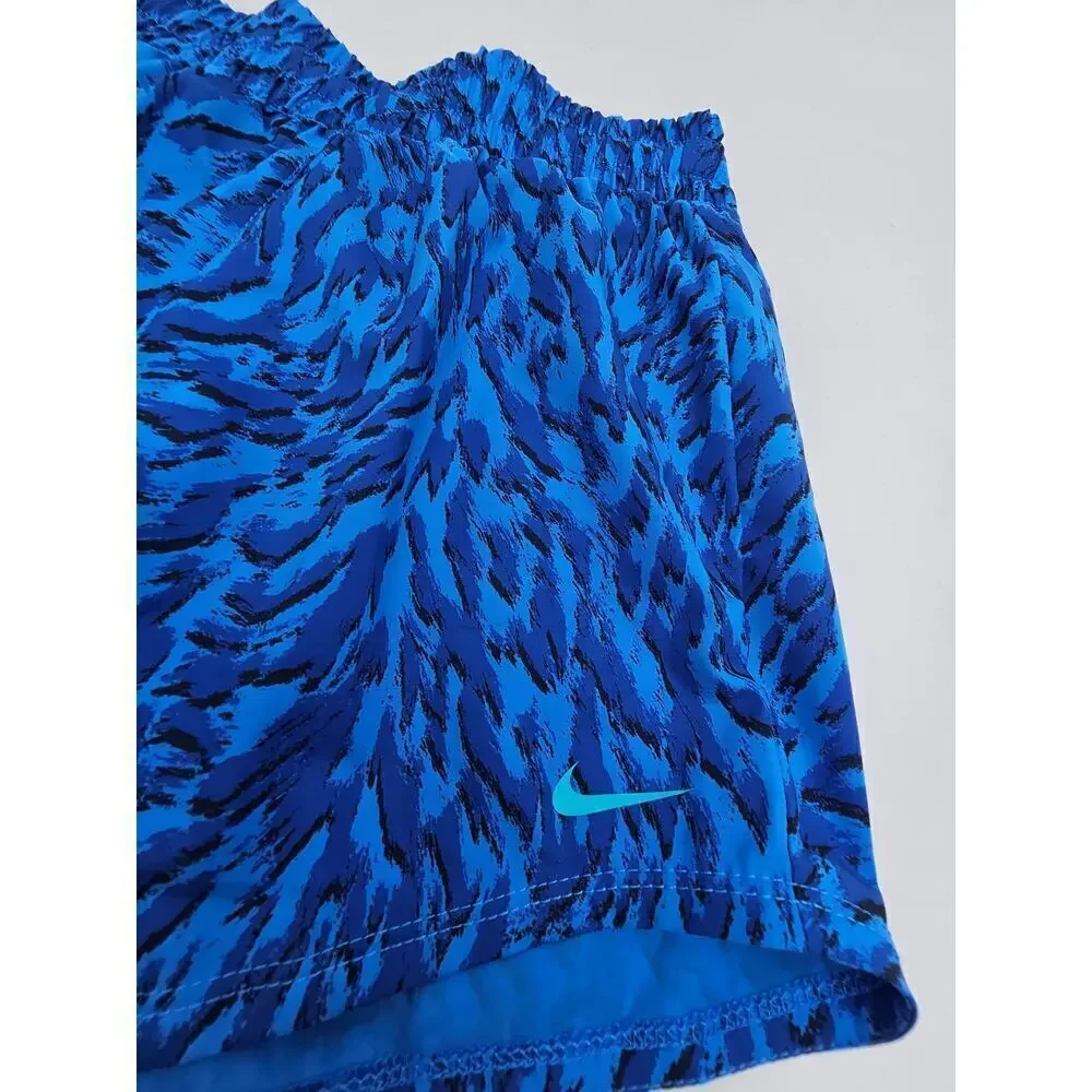 Nike One Girl's Size XL Loose Fit Blue Athletic Shorts